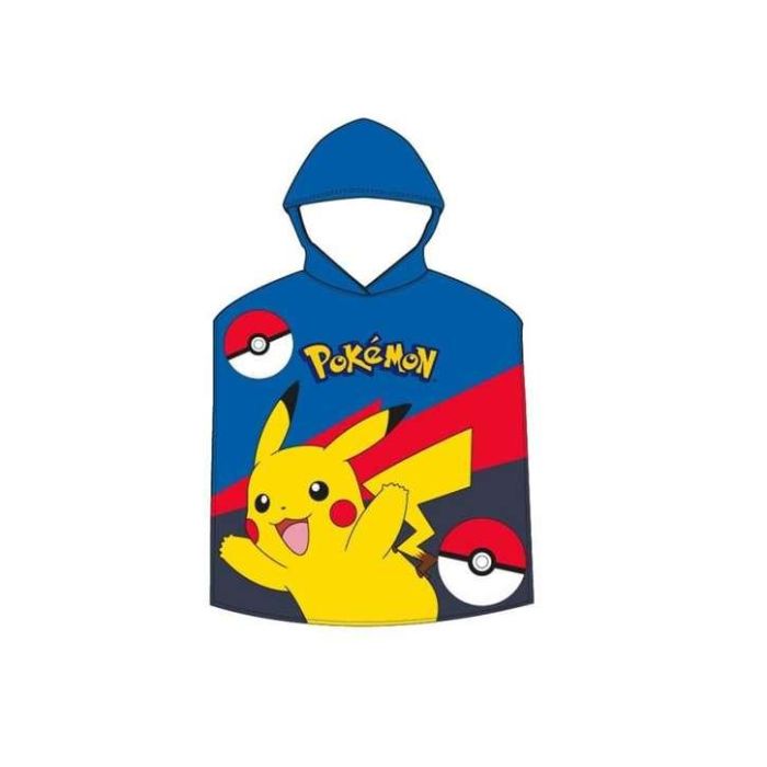 Poncho playa pokemon niño 55x110 cm 1 Poncho playa pokemon niño 55x110 cm 1