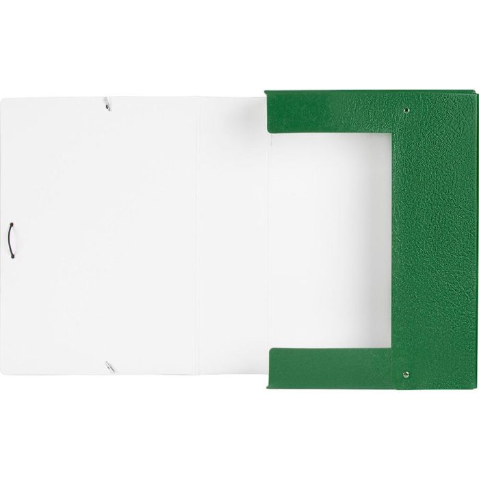 Carpeta Proyectos Liderpapel Folio Lomo 90 mm Carton Gofrado Verde 4