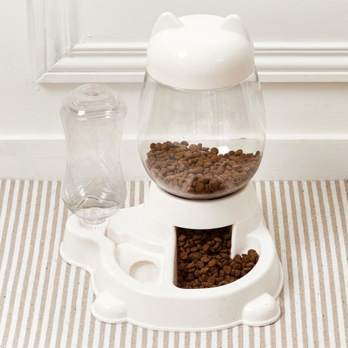 The Concept Factory Comedero-Bebedero para Gato 2 en 1, 2.2L Comida y 400ml Agua, 25x27x30 cm 1 The Concept Factory Comedero-Bebedero para Gato 2 en 1, 2.2L Comida y 400ml Agua, 25x27x30 cm 1