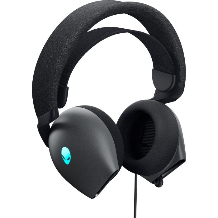 Alienware AW520H Auriculares Gaming USB con cable, RGB, 20-40000Hz, micrófono unidireccional y 4cm drivers, gris