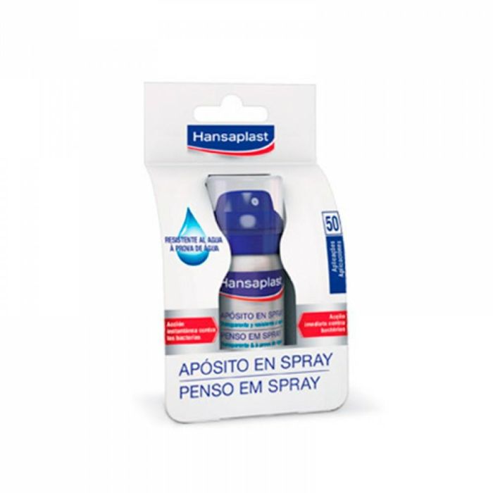 Hansaplast HP Apósito Spray Transparente e Invisible para Protección Eficaz y Cómoda del Cuidado de Pequeñas Heridas y Rozaduras - 32,5 ml