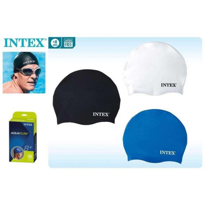 Intex Gorro Natación Silicona Talla Única - Modelos Surtidos 1