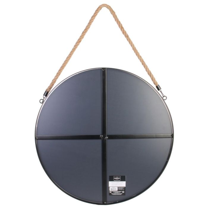 Home Deco Factory Espejo con Asa y Cuerda Natural Diámetro 50 cm 2