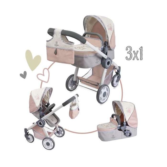 Decuevas Coche de Muñeca 3x1 Plegable para Muñecas de hasta 48 cm 5