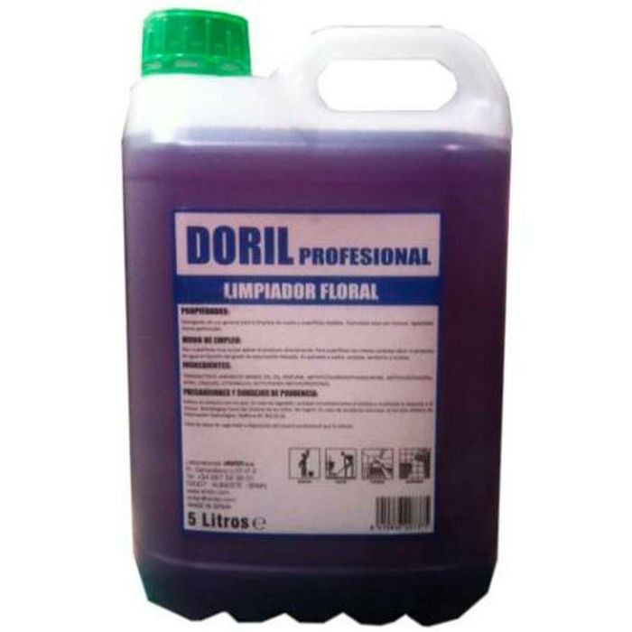 Limpiador de Suelos VINFER Doril 5 L (4 Unidades) 1 Limpiador de Suelos VINFER Doril 5 L (4 Unidades) 1