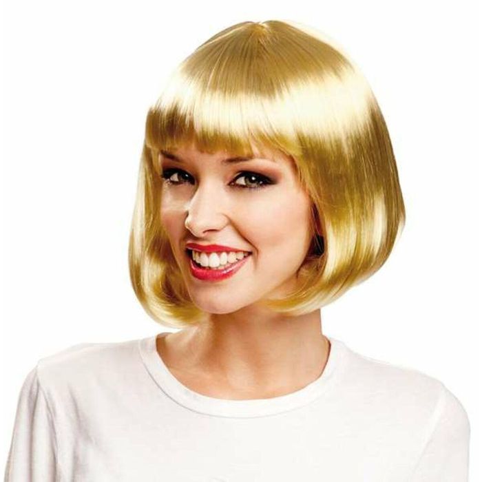Peluca corta rubia 100 g Peluca corta rubia 100 g