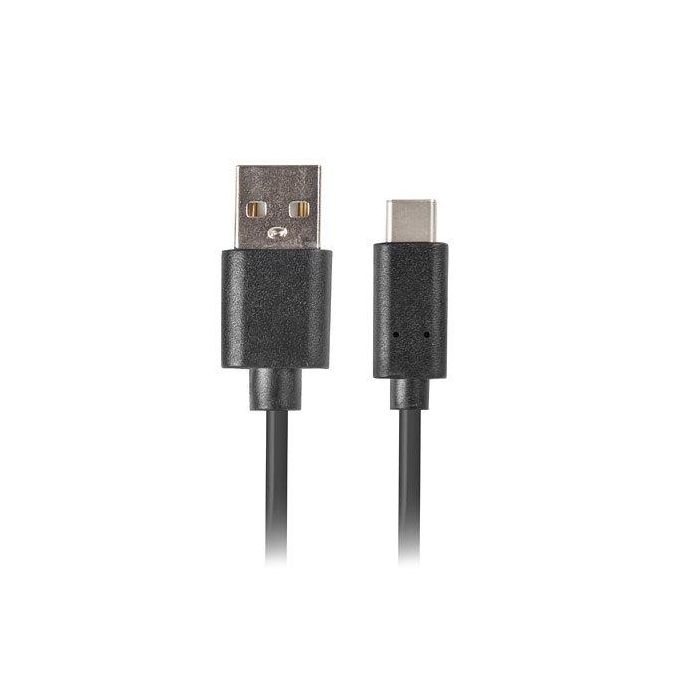 Lanberg Cable USB 2.0 Macho USB Tipo C a USB Tipo A 1m Carga Rápida Quick Charge 3.0 Negro Lanberg Cable USB 2.0 Macho USB Tipo C a USB Tipo A 1m Carga Rápida Quick Charge 3.0 Negro