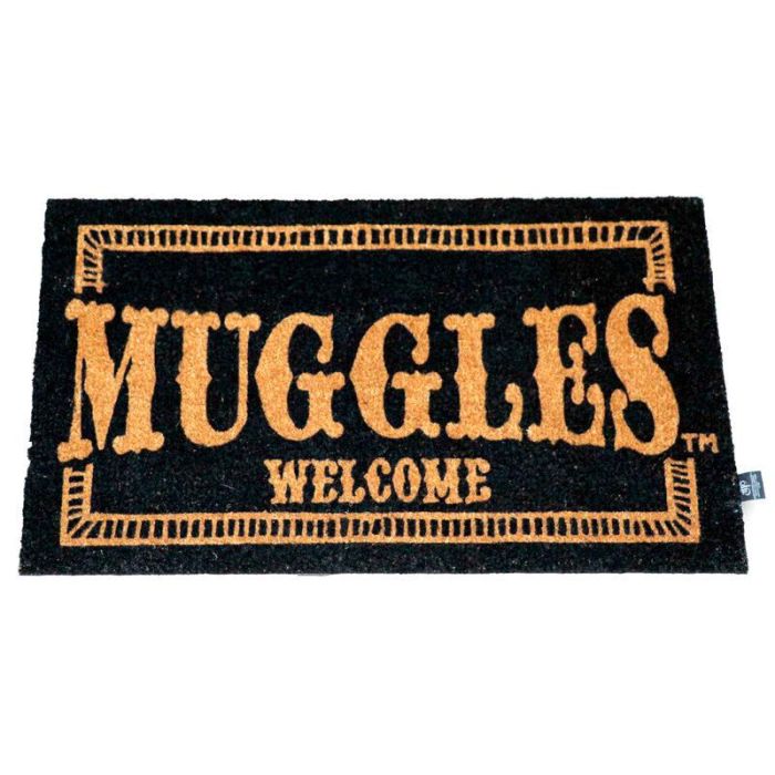 SD TOYS Felpudo Muggles Welcome Harry Potter de Fibra de Coco 60x40cm