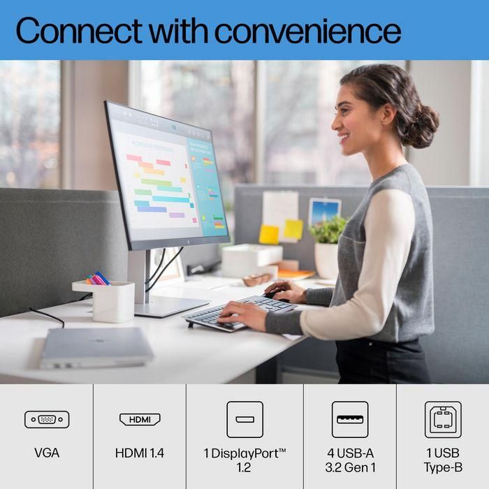 HP 68.6cm (27") Quad HD 2560 x 1440 IPS, 16:9, 5ms, 178°/178°, 1000:1 8 HP 68.6cm (27") Quad HD 2560 x 1440 IPS, 16:9, 5ms, 178°/178°, 1000:1 8