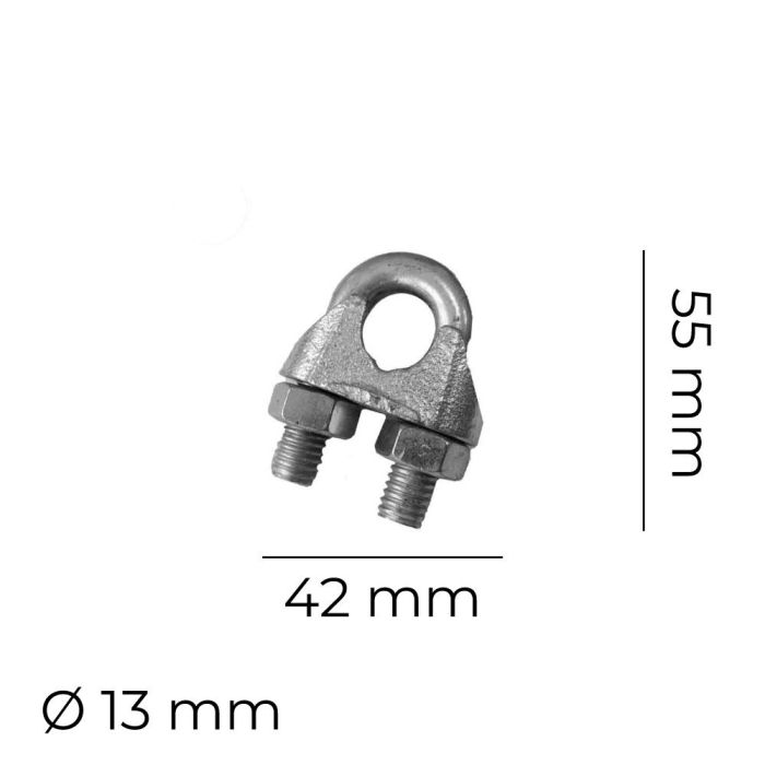 Sujetacables 13mm 1/2" edm 1