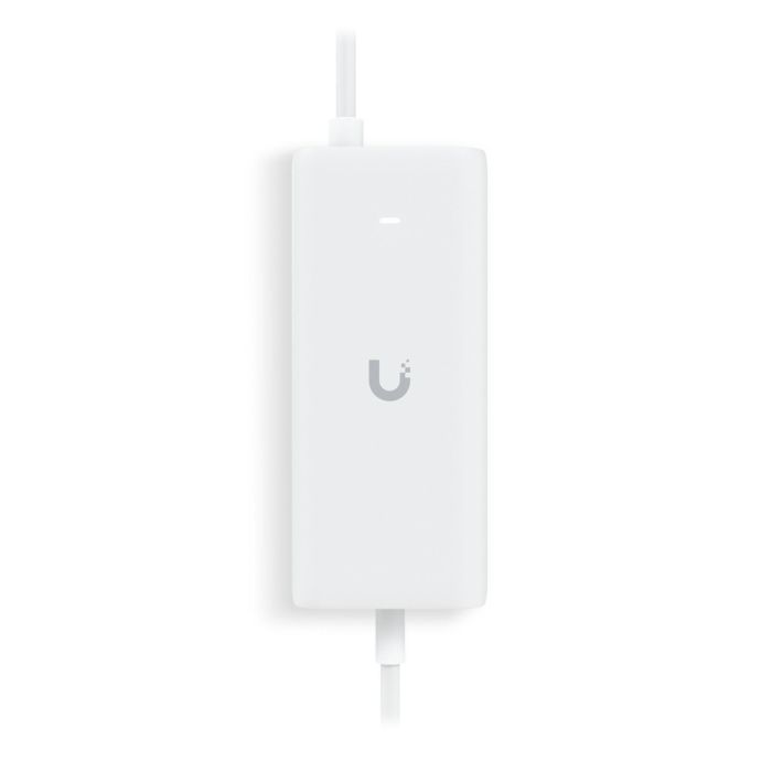 Ubiquiti Adaptador AC con PoE Integrado, 10 GbE, Tipo-C 5V 5A, PoE+ 48V 0.65A, para UniFi Cloud Gateway 1
