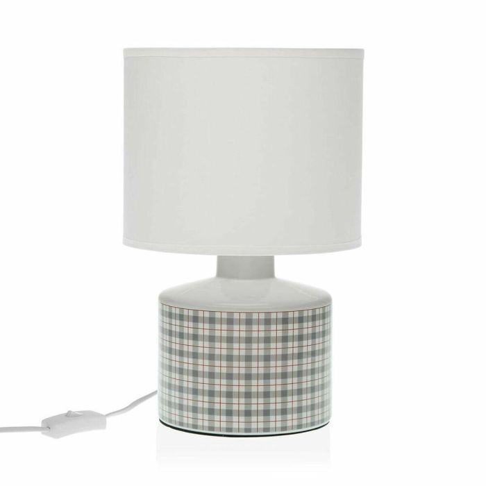 Lámpara de mesa Versa Camy Cuadros Cerámica (22,5 x 35 x 22,5 cm) Lámpara de mesa Versa Camy Cuadros Cerámica (22,5 x 35 x 22,5 cm)