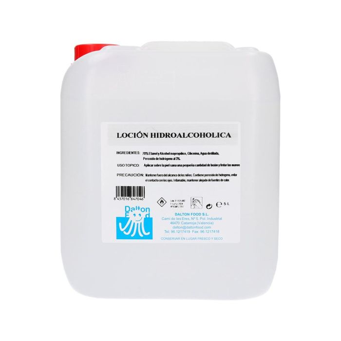 Gel Hidroalcoholico Para Manos Limpia Y Desinfecta Sin Aclarado Garrafa 5 Litros 1