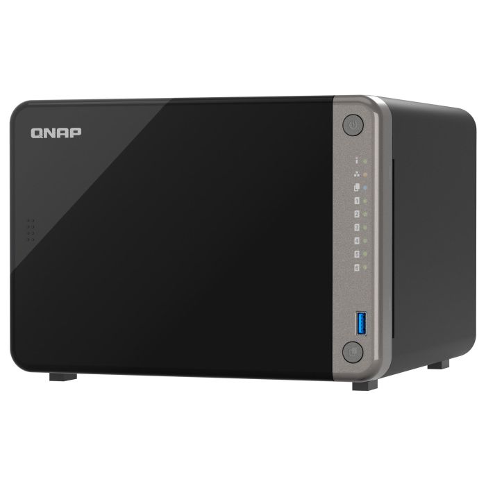 QNAP TS-AI642-8G 4-bay Tower NAS 8GB RAM ARM Cortex-A76 6x SATA III 2x HDMI 2x USB 3.2 Gen 2