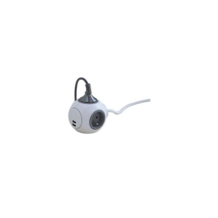 USB + Toma - CHACON - PowerBall Extendido 2 USB + Toma - CHACON - PowerBall Extendido 2