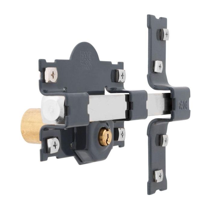 Fac Cerrojo F01050 101-l/105 Pintado con 3 llaves de serreta Fac Cerrojo F01050 101-l/105 Pintado con 3 llaves de serreta