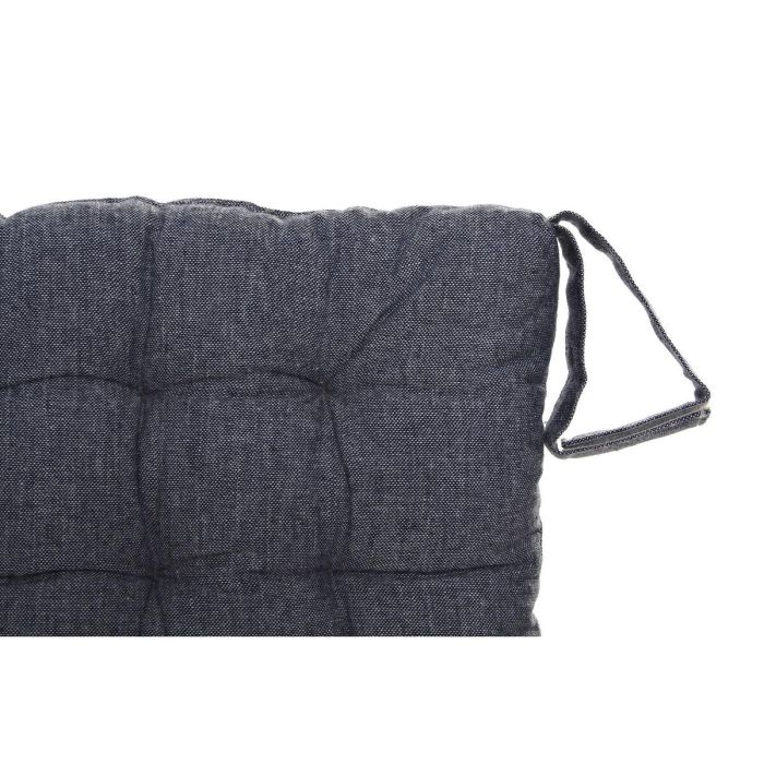 Cojin Mediterraneo DKD Home Decor Greige Azul Marino 40 x 6 x 40 cm (3 Unidades) 2 Cojin Mediterraneo DKD Home Decor Greige Azul Marino 40 x 6 x 40 cm (3 Unidades) 2