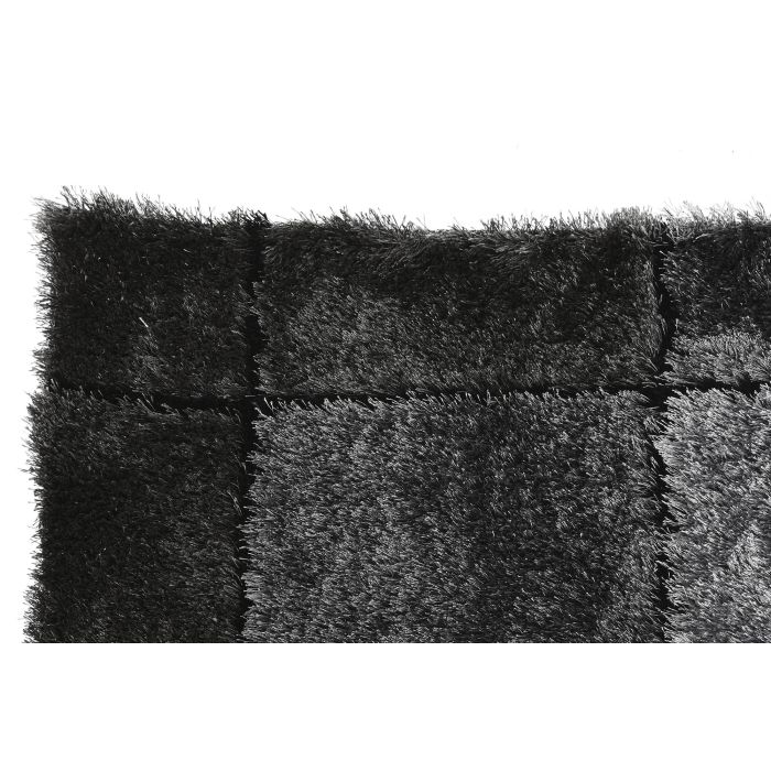 DKD Home Decor Alfombra Moderna Poliéster Gris Blanco Patrón Cuadrados 230x160 cm 2 cm Grosor 1700 gsm 1 DKD Home Decor Alfombra Moderna Poliéster Gris Blanco Patrón Cuadrados 230x160 cm 2 cm Grosor 1700 gsm 1