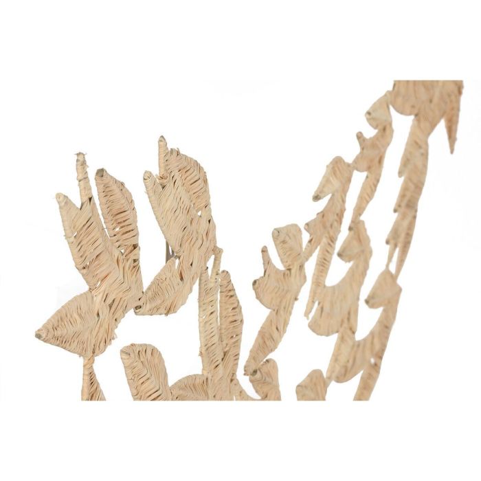 DKD Home Decor Decoración Pared Shabby con Golondrinas, Fibra y Metal, Color Natural, 126 x 5 x 40 cm 3