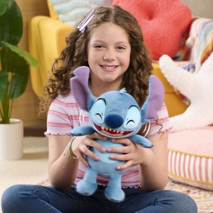 Peluche interactivo - LICENCIA /STITCH - Risa y Tiembla Peluche Stitch - 25 cm, ríe y tiembla al sacudirlo 4 Peluche interactivo - LICENCIA /STITCH - Risa y Tiembla Peluche Stitch - 25 cm, ríe y tiembla al sacudirlo 4