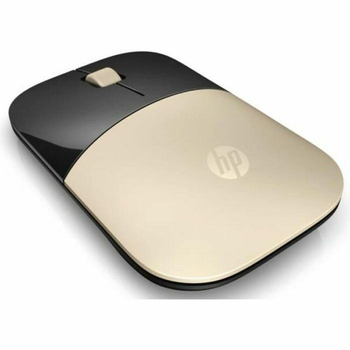 HP Z3700 Ratón Inalámbrico Dorado, con Conectividad Sin Cables y Diseño Delgado Portátil