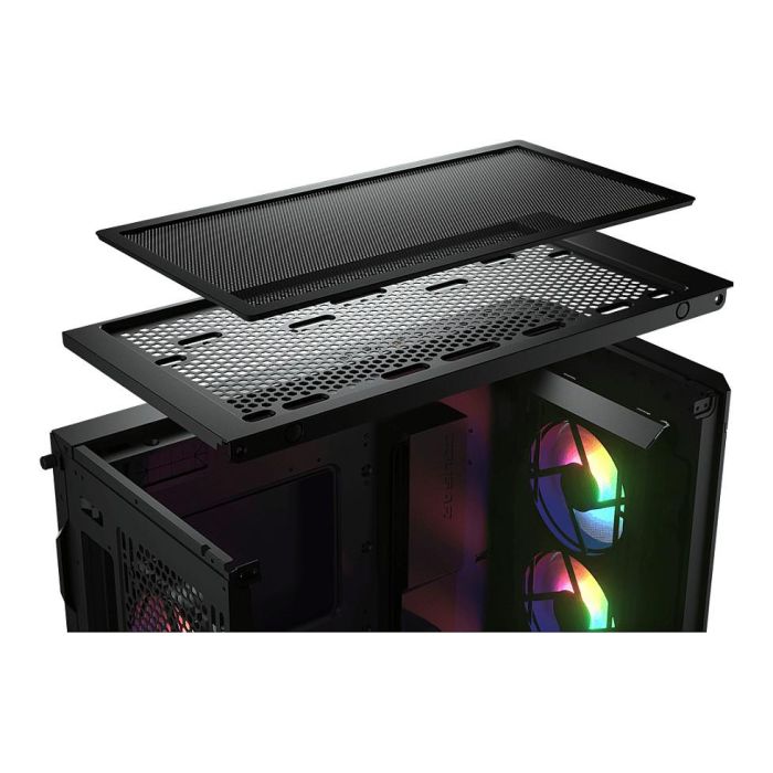 Cougar CGR-5AD1B-RGB Midi Tower PC Negro ARGB Schwarz