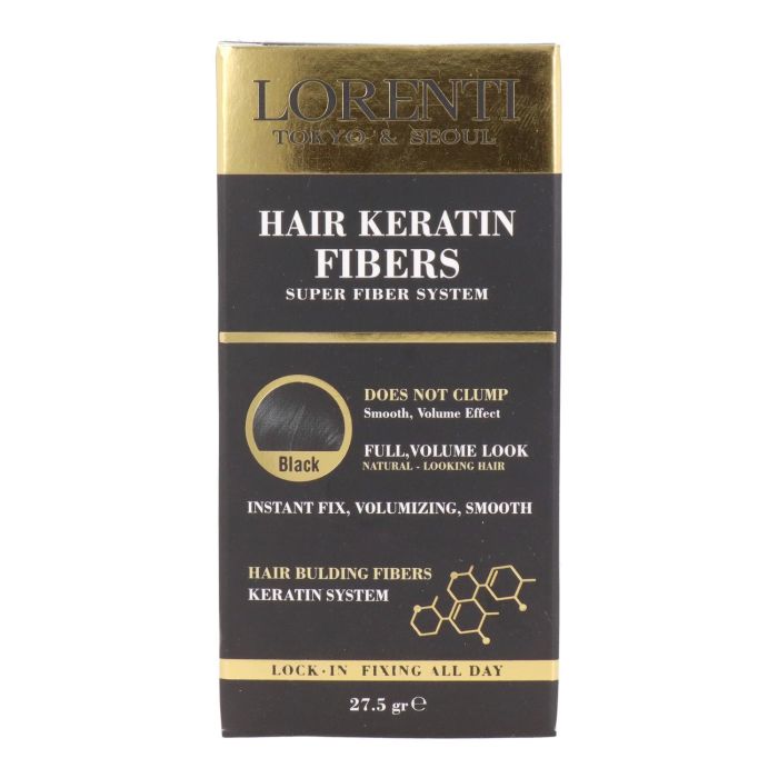 Lorenti Hair Keratin Fibers 27.5Gr Black