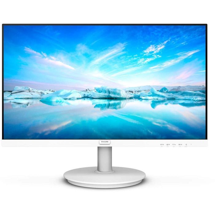 Philips 241V8AW/00 Monitor 23.8" Full HD IPS, Adaptive-Sync, LowBlue, Flicker-Free, HDMI, Sonido Estéreo, Blanco 1