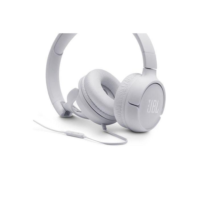 Auriculares JBL Tune 500/ con Micrófono/ Jack 3.5/ Blancos 4 Auriculares JBL Tune 500/ con Micrófono/ Jack 3.5/ Blancos 4