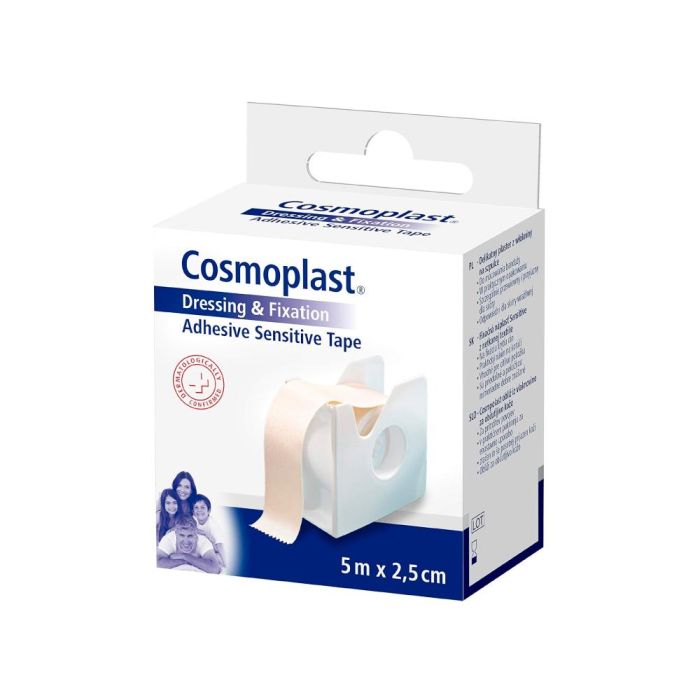 Esparadrapo cosmoplast papel sensitive 2,5 cm x 5 m