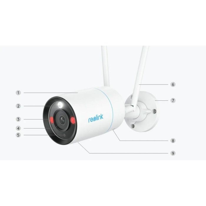 Reolink REO6975253982202 Cámara de Seguridad Exterior W330 Blanca 1