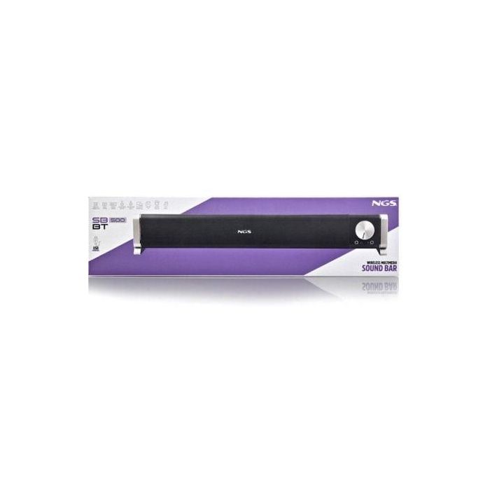 Barra de Sonido con Bluetooth NGS Subway/ 40W/ 2.0/ Negra 4 Barra de Sonido con Bluetooth NGS Subway/ 40W/ 2.0/ Negra 4