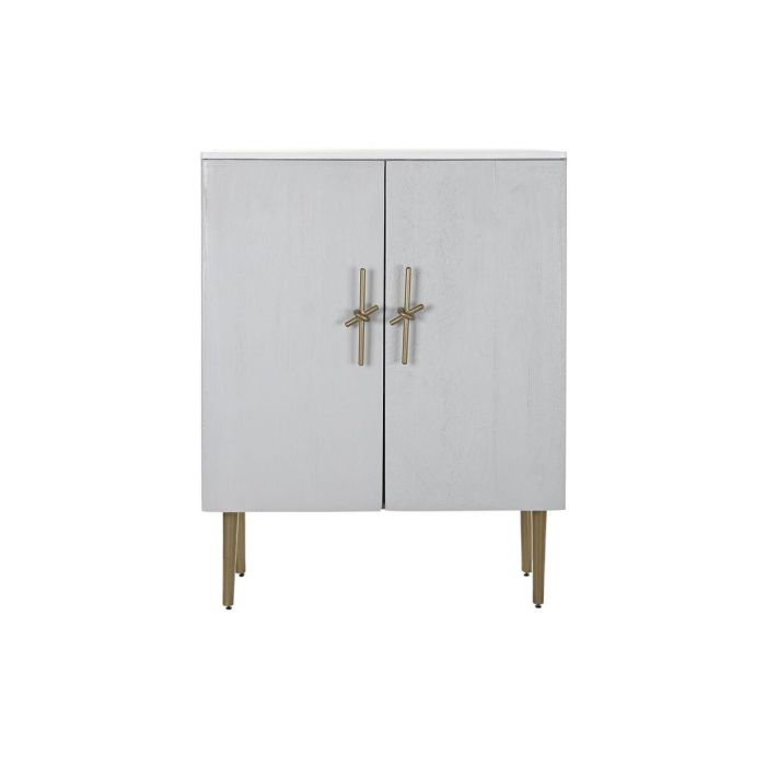 Armario Glam DKD Home Decor Blanco Dorado 45 x 110 x 85 cm 2