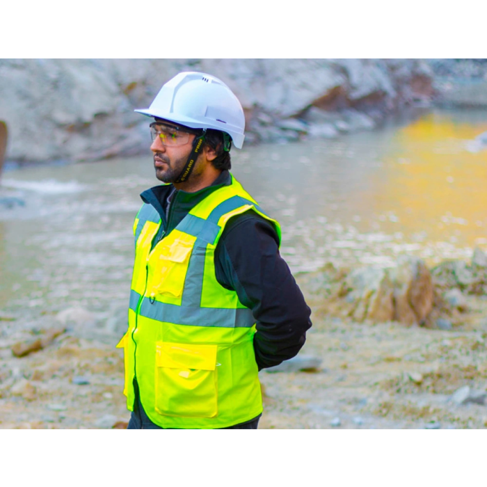 Archivo 2000 Pictograma Obligatorio Uso de Casco PVC Azul Luminiscente 210x297 mm 3