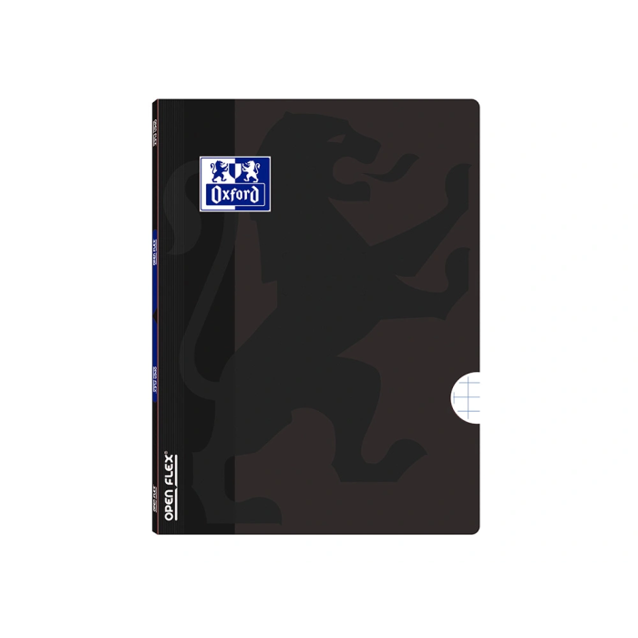 Oxford Libreta Escolar Openflex tapa flexible Optik Paper 48 hojas Din A4 Cuadro 5 mm Negro