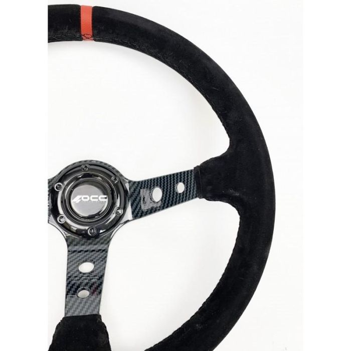 Volante Racing OCC Motorsport Negro Negro/Rojo Ø 35 cm 9