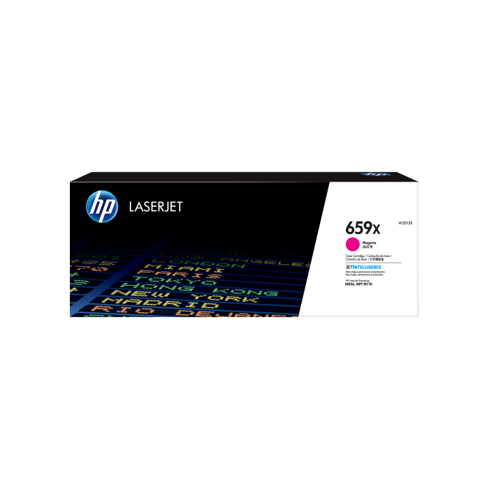 HP LaserJet Cartucho de tóner Original 659X magenta de alta capacidad