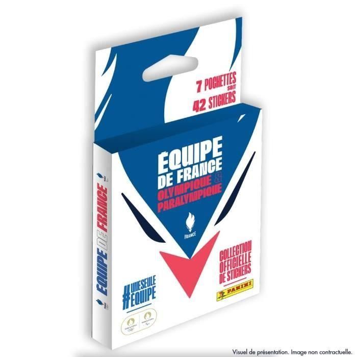 Blíster de 7 bolsillos - PANINI - Equipo francés Juegos Olímpicos 2024 - 42 pegatinas 1 Blíster de 7 bolsillos - PANINI - Equipo francés Juegos Olímpicos 2024 - 42 pegatinas 1