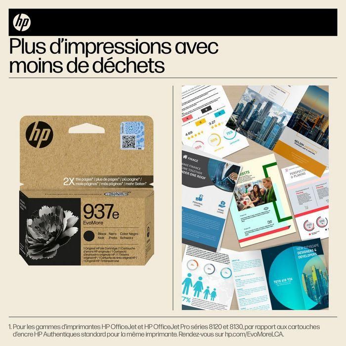 Hp Tinta Negro Officejet Pro 9110, 9120, 9130, 9720, 9730 - Nº 937E Alta Capacidad XL 38 Hp Tinta Negro Officejet Pro 9110, 9120, 9130, 9720, 9730 - Nº 937E Alta Capacidad XL 38