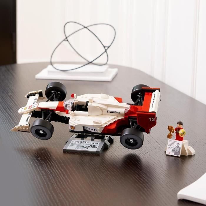 LEGO 10330 Icons McLaren MP4/4 y Ayrton Senna, Set de Maquetas de Coches para Adultos 2 LEGO 10330 Icons McLaren MP4/4 y Ayrton Senna, Set de Maquetas de Coches para Adultos 2