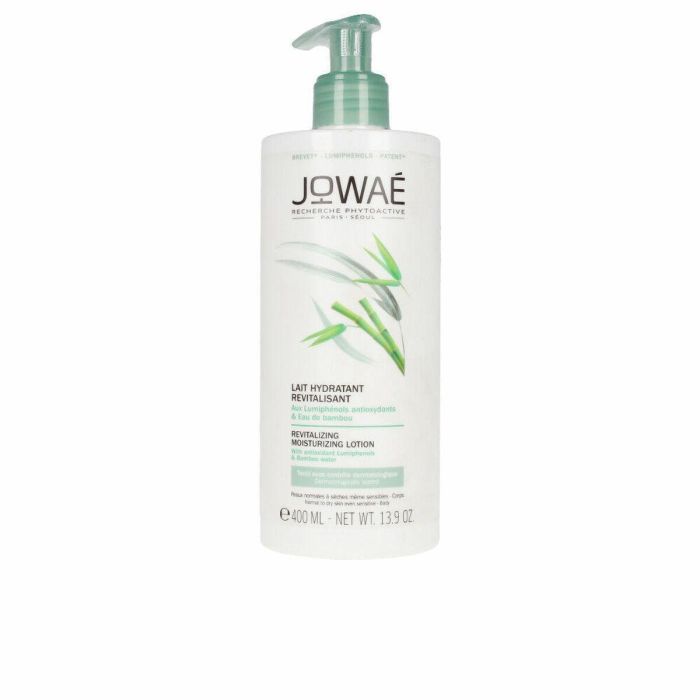 Jowaé Loción Hidratante Corporal REVITALIZING 400 ml - Piel Seca y Sensible, Con Lumifenoles y Manteca de Karité