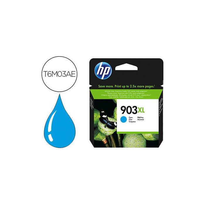 Ink-Jet Hp 903XL Officejet 6960 - 6970 Cian 825 Paginas