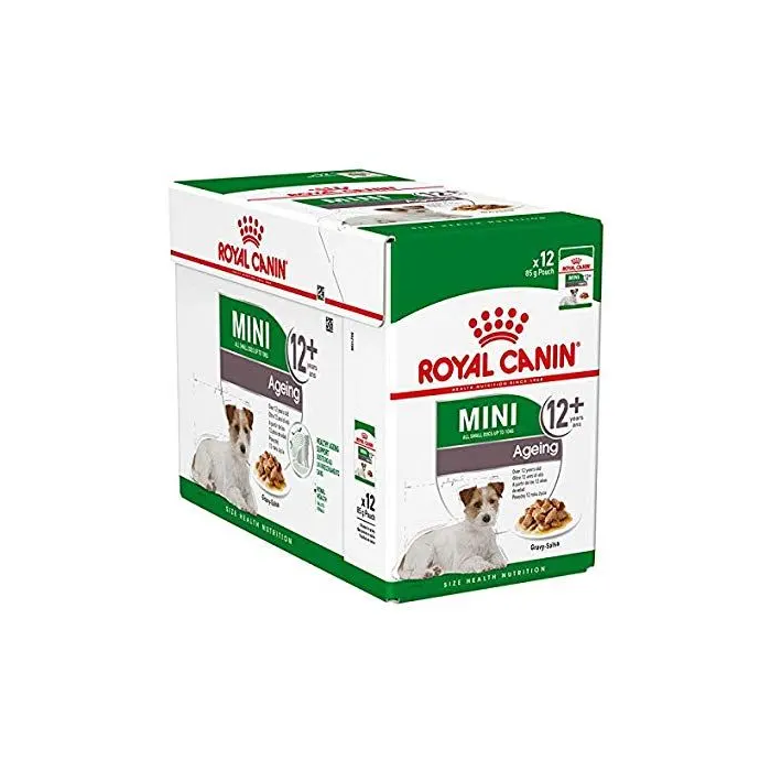Royal Canine Senior Mini Pouch Caja 12x85 gr