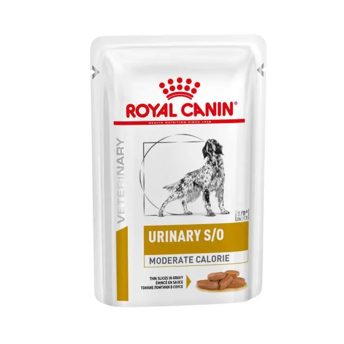 Royal Vet Canine Urinary S-O Moderate Calorie Caja 12x100 gr