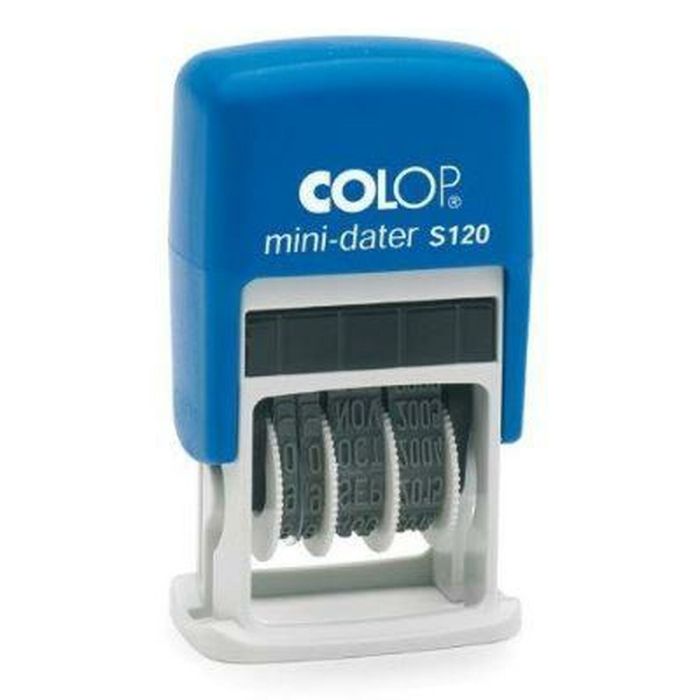 Colop Sello Printer S120 4 mm Fecha Español Azul-Negro