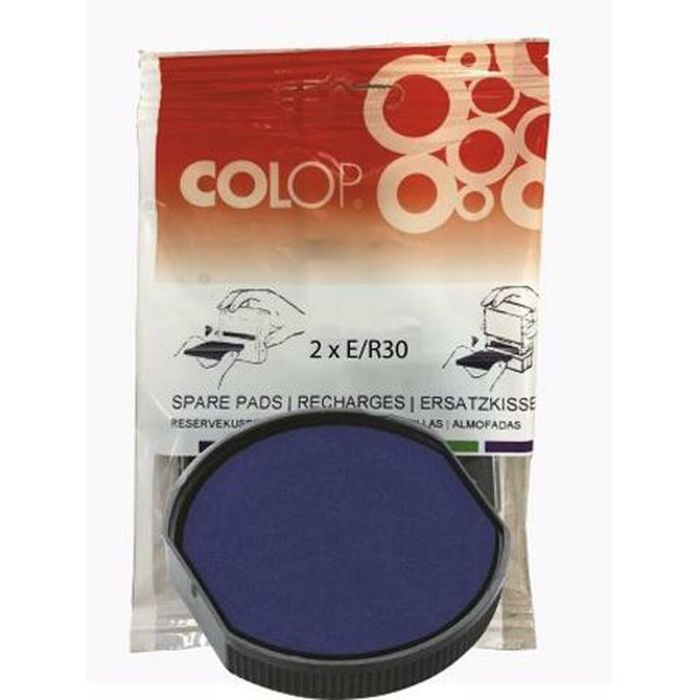 Colop Almohadilla E-R30 Azul Blister -2U-