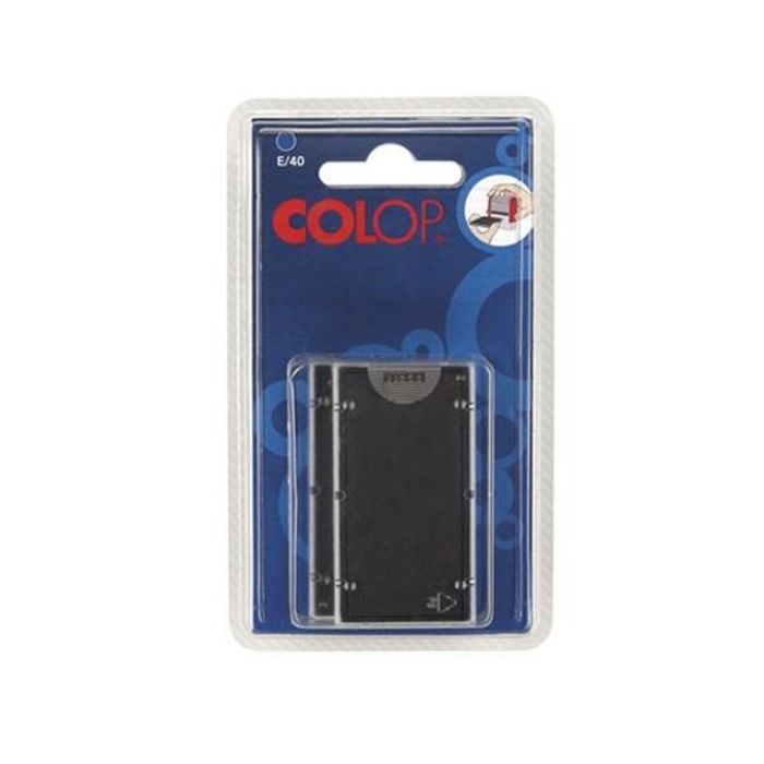 Colop Almohadilla E-60 Azul Blister -2U-