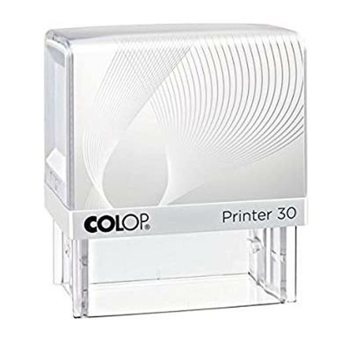 Sello Colop Printer 30 Blanco Azul