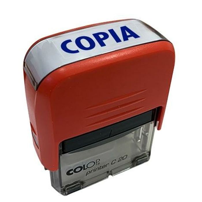 Colop Sello printer c20 formula " copia " almohadilla e/20 14x38mm azul