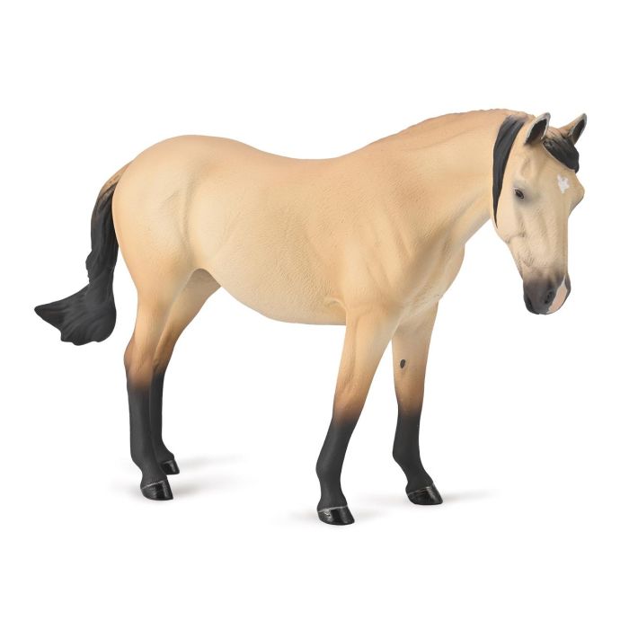 Lusitano Mare Buttermilk Buckskin - Escala 1:3 - Deluxe - 80